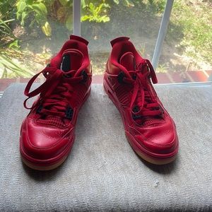 Jordan 4 fire retro women’s size 8.5.